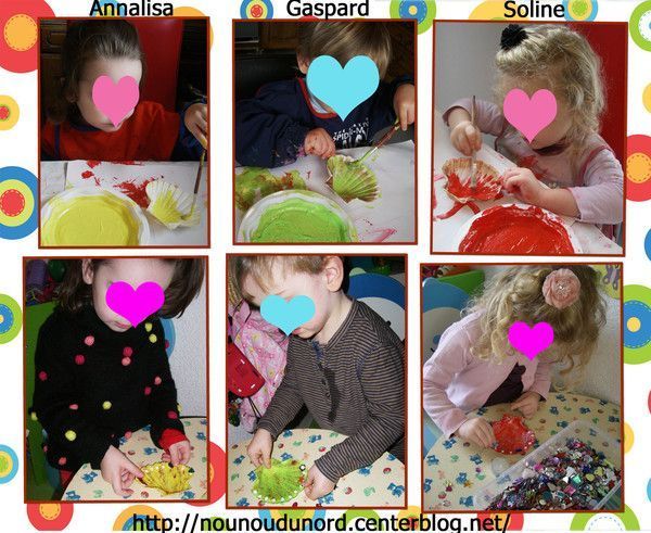 les bougeoirs de Noël des enfants pour offrir aux parents