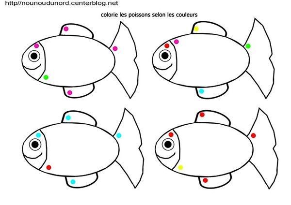 12 beaux coloriages de poissons