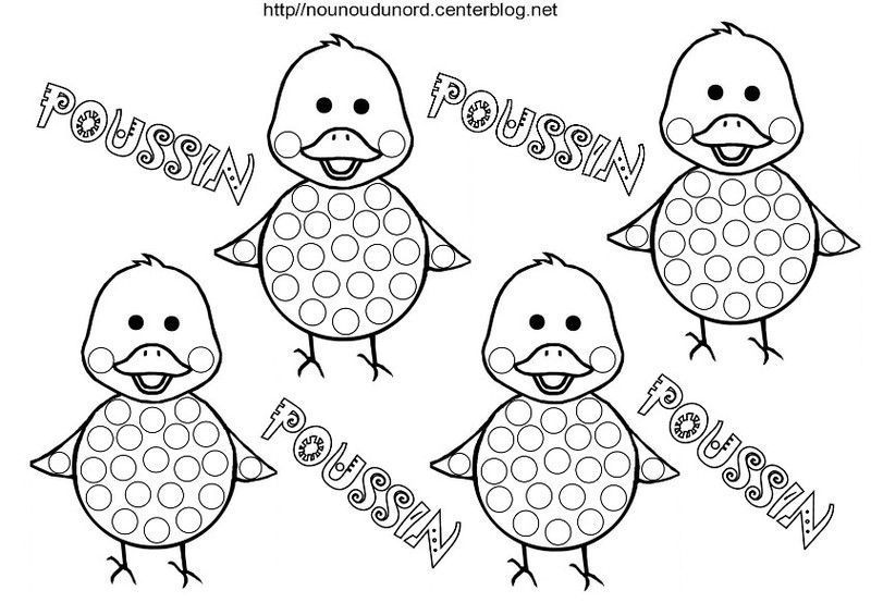 Coloriage A Imprimer Poussin