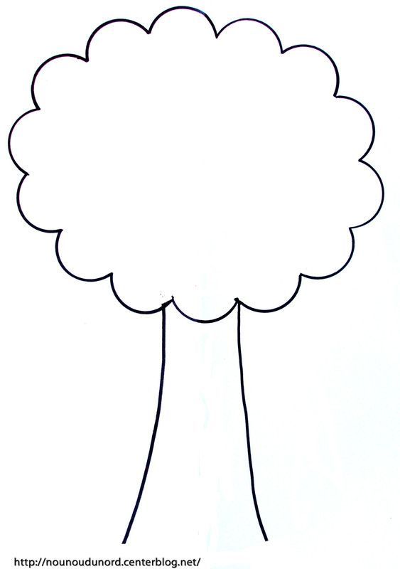 Coloriage arbre dessiné par nounoudunord