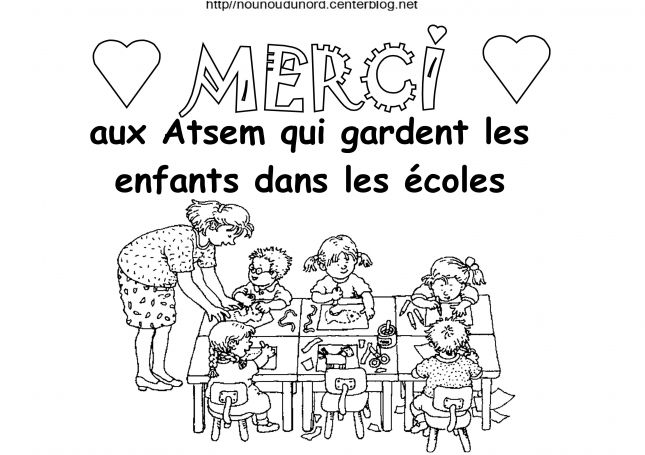 Affiche à Colorier Pour Dire Merci à Tous