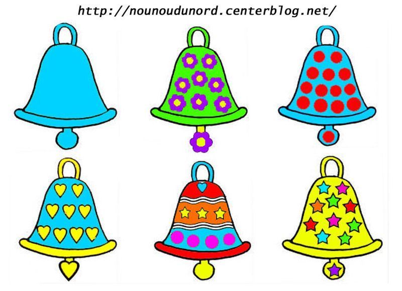 grosses cloches gommettes