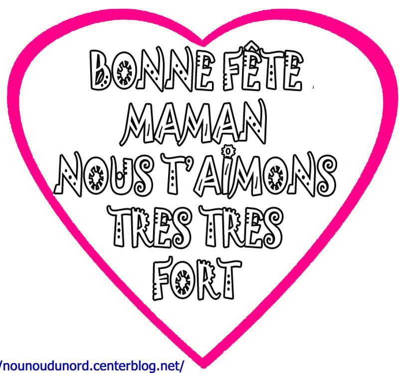Message Coeur Fete Pour La Fete Des Mamans