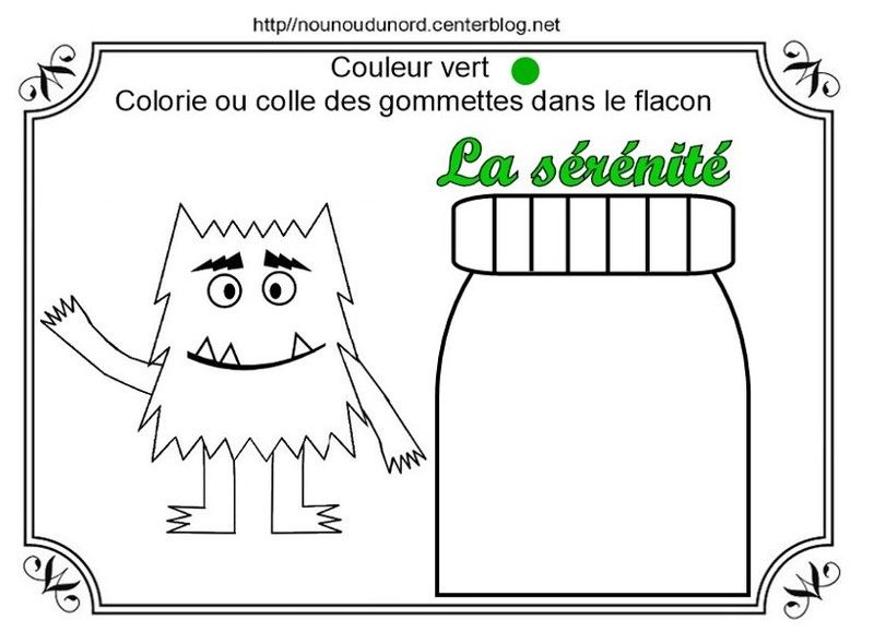 coloriage la couleurs des emotions