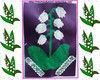 Muguet  réalisé avec une pomme de terre *2012*