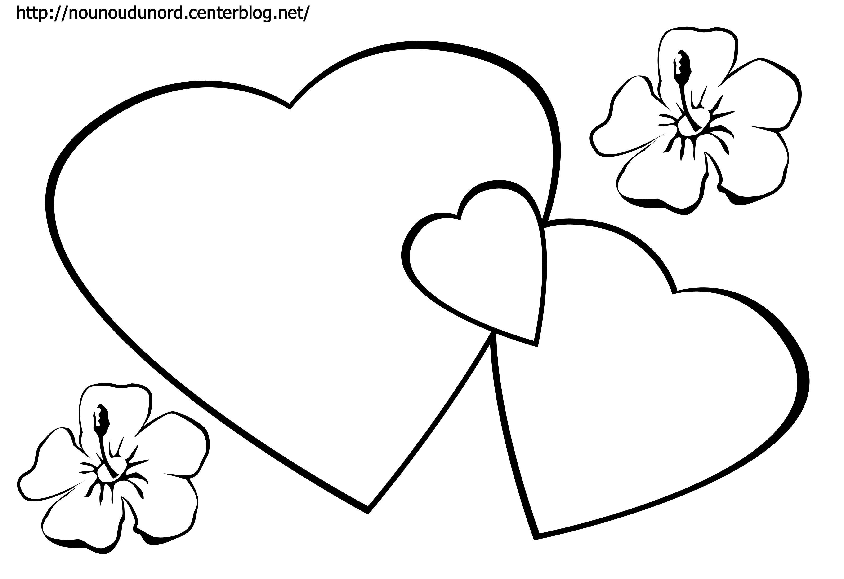 coloriage coeurs st valentin  Page 2