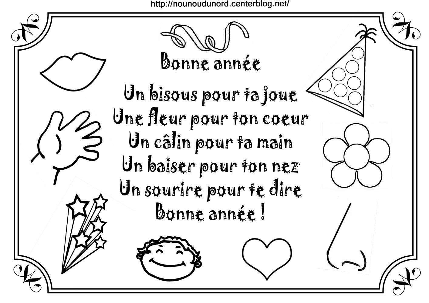 coloriage bonne annee