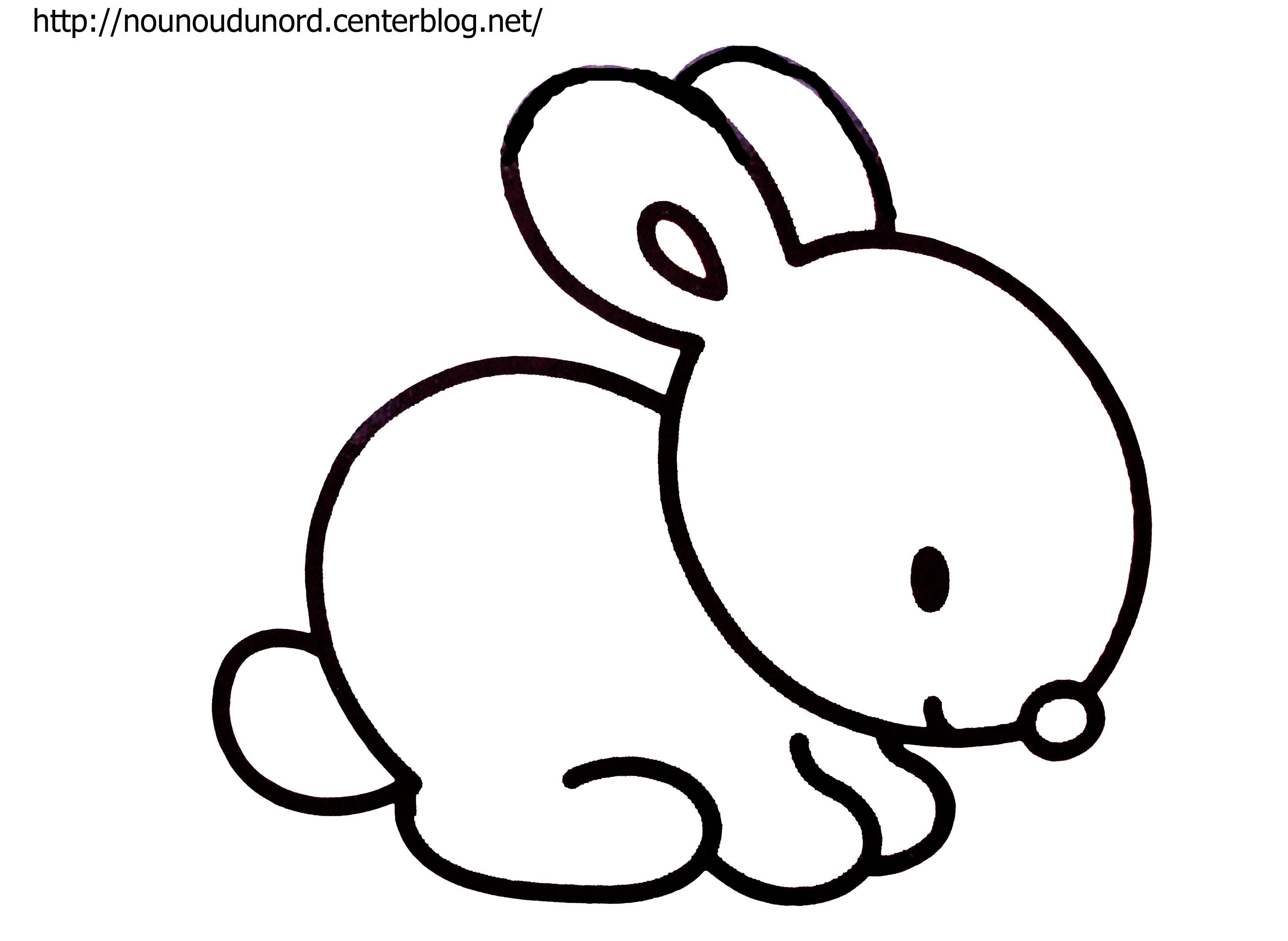 Coloriage Lapin