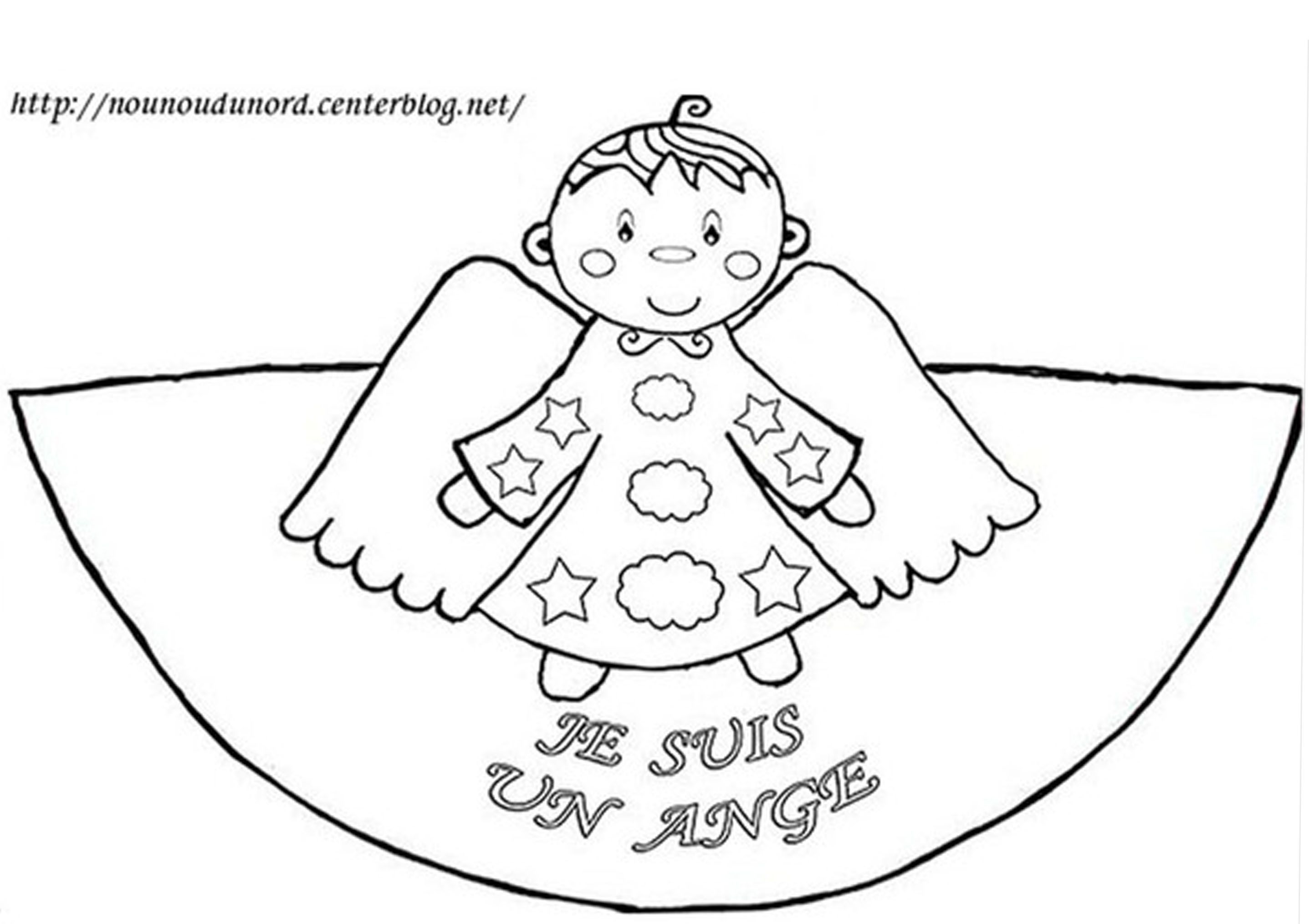 coloriage noel cone