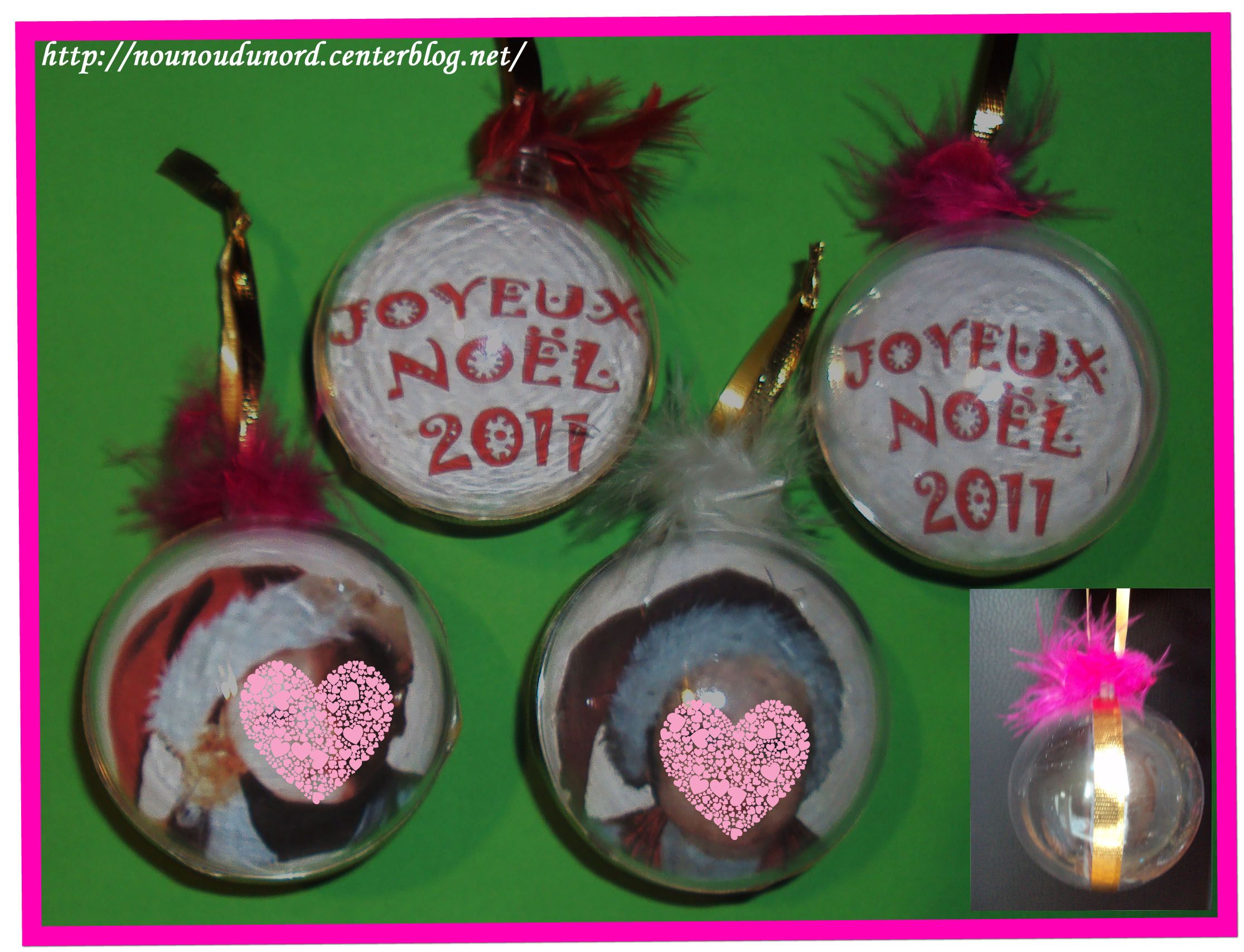 Boules de NOËL décorées