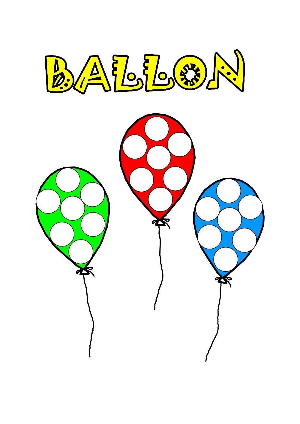 coloriage ballon