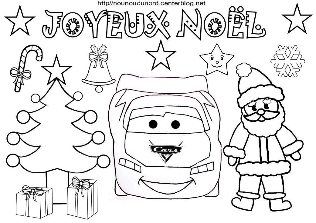 coloriage noel heros des enfants