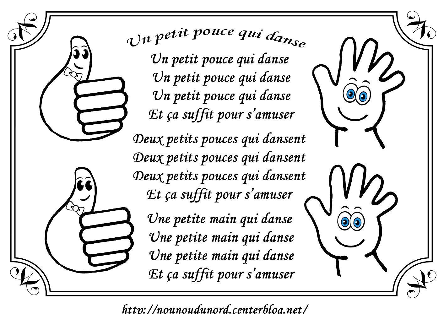 Comptine Un Petit Pouce Qui Danse