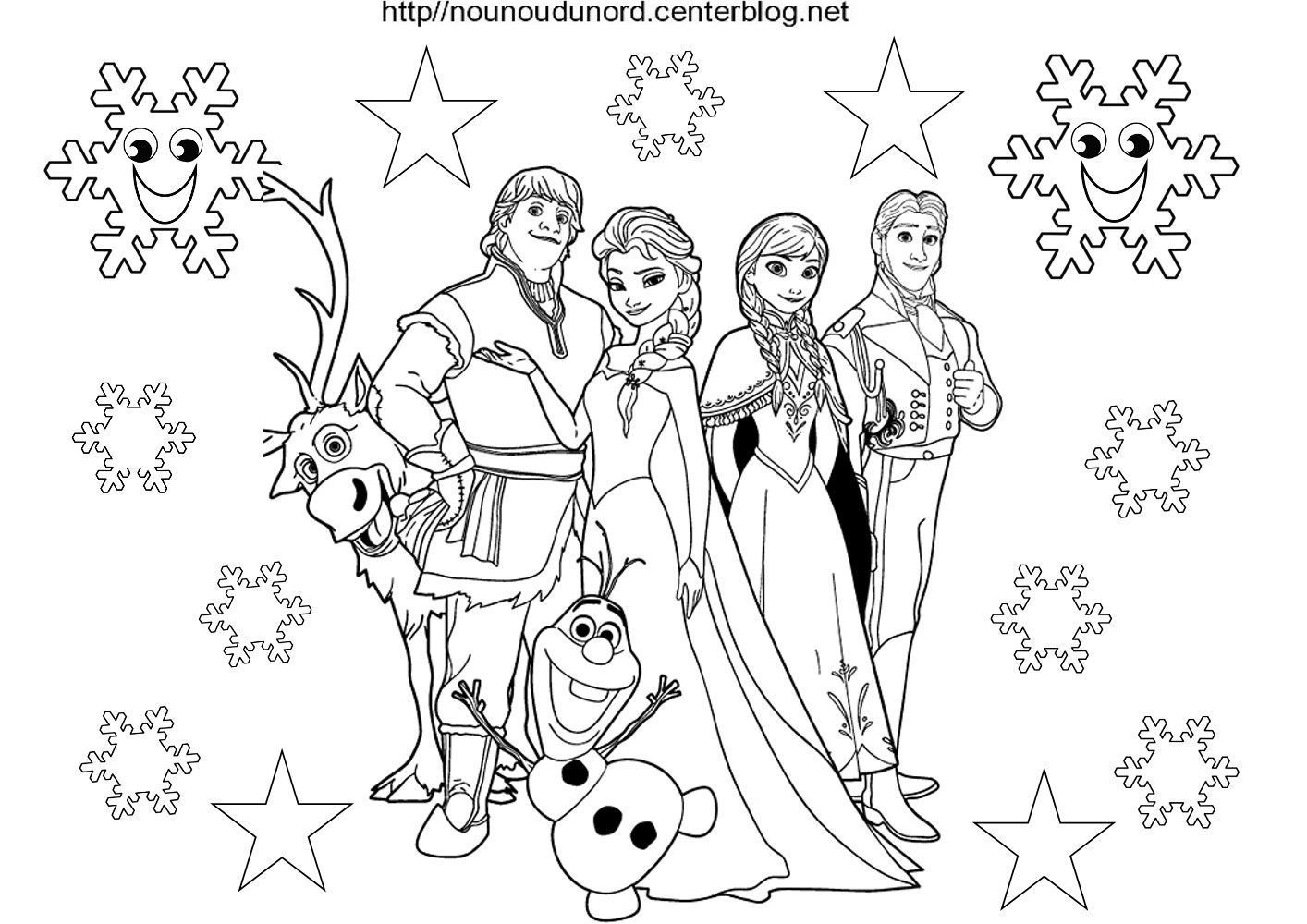 Coloriage La Reine Des Neiges  Magique reine des neiges 2  Coloriage