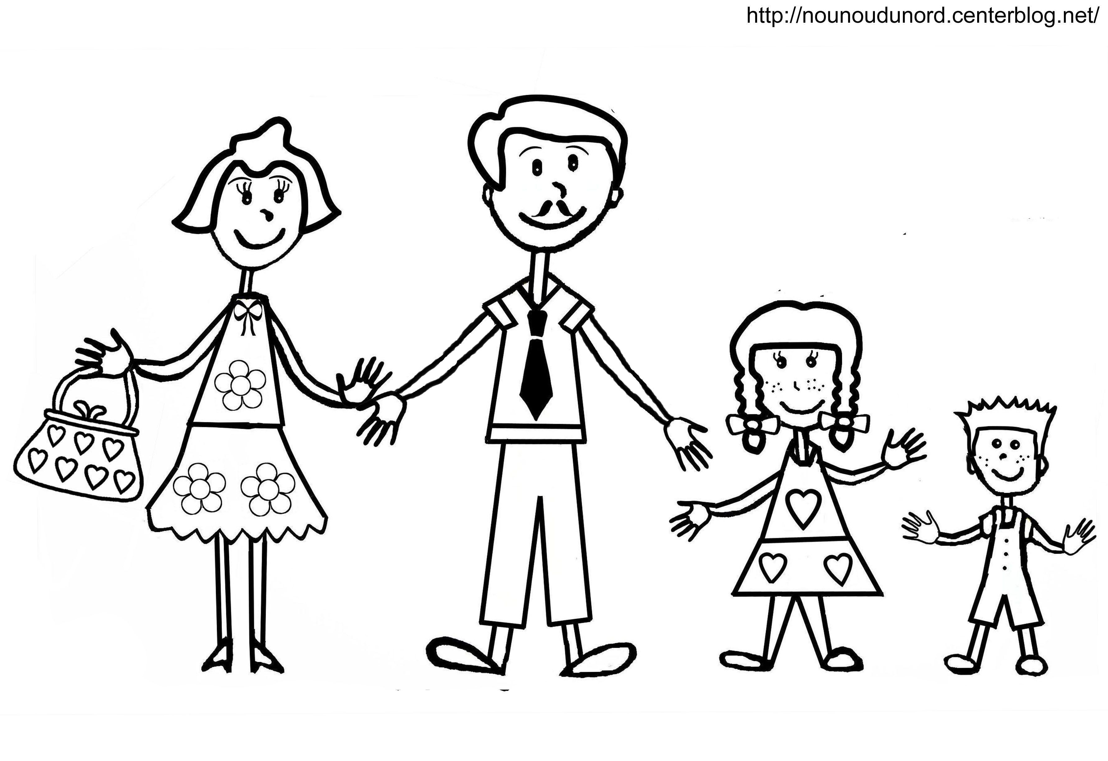 Coloriage Maman Papa Et Les Enfants Par Nounoudunord Coloriage Maman Papa Et Les Enfants Par Nounoudunord
