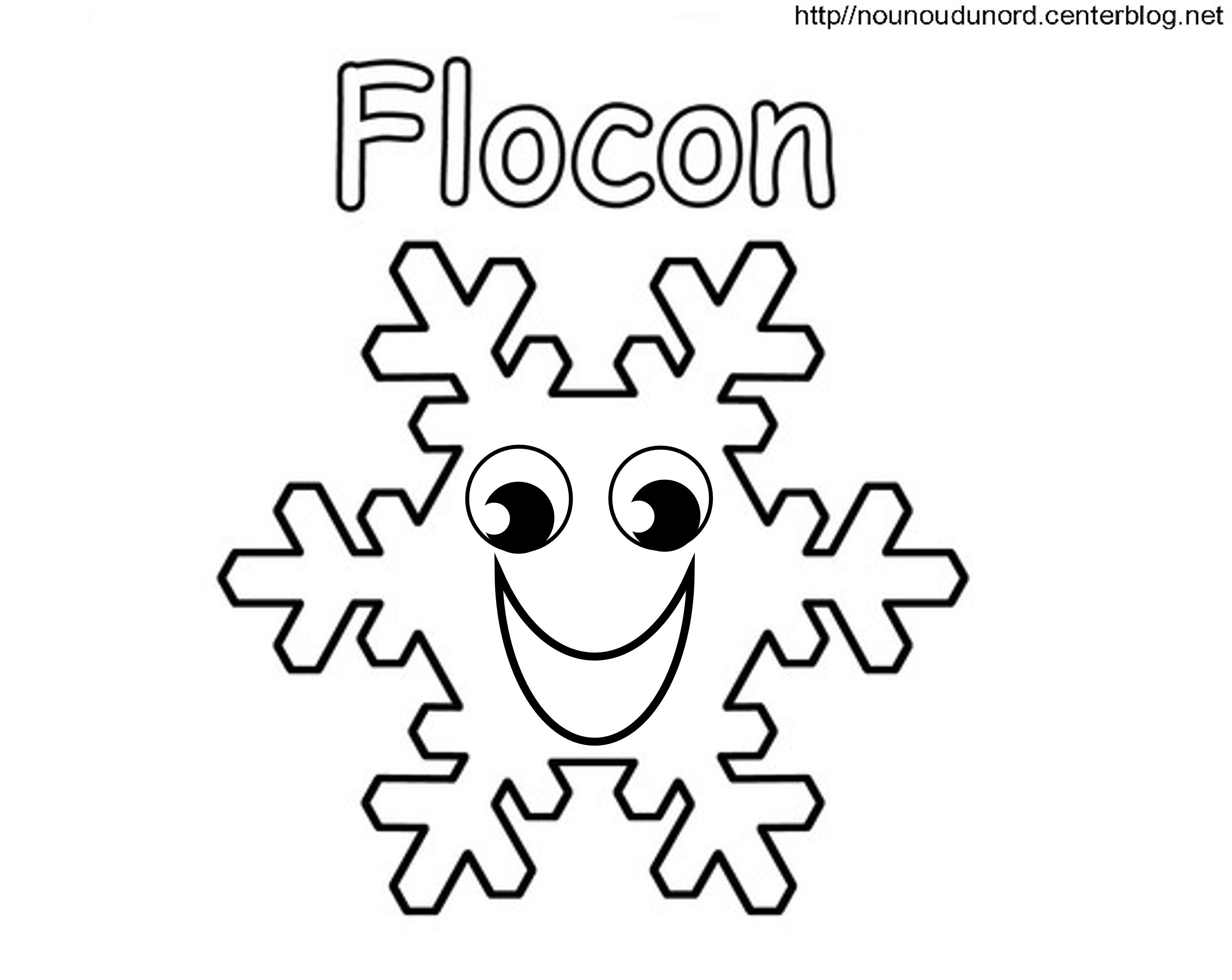 Coloriage flocon 2