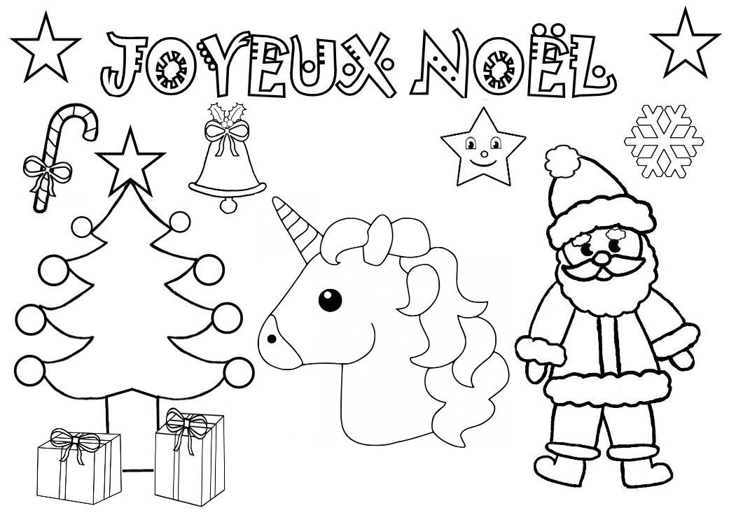 coloriage noel heros des enfants