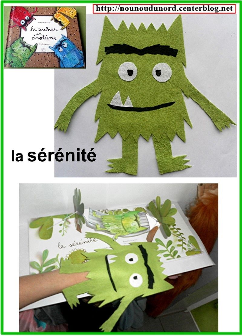 La Couleur Des émotions Coloriage Sérénité activite la couleur des emotions